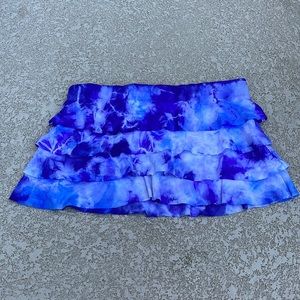 Y2k Tye Dye Nylon Skirt